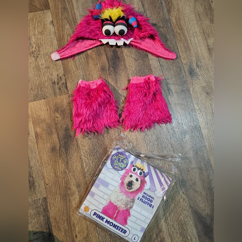 Pink And GREEN Monster Costume for PETS